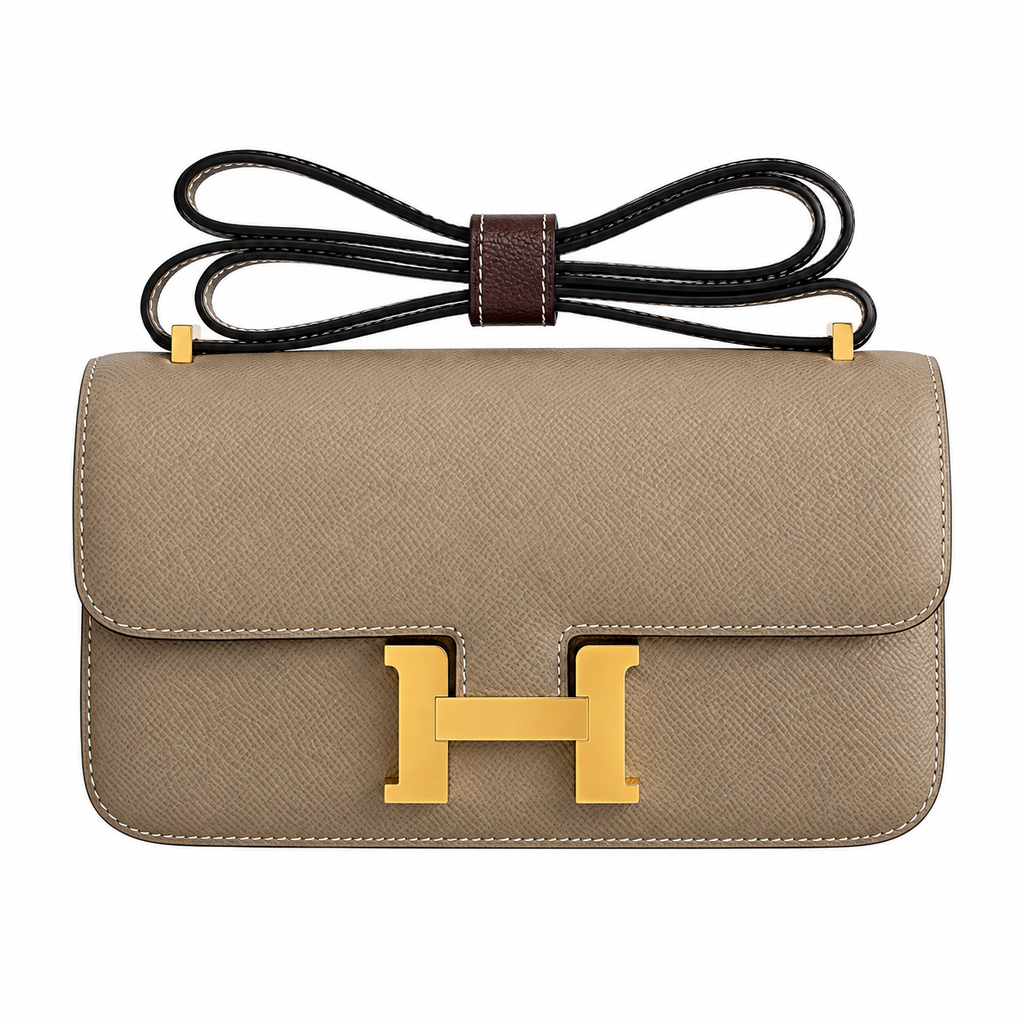 Hermès Constance 26 Etoupe Epsom Gold HW
