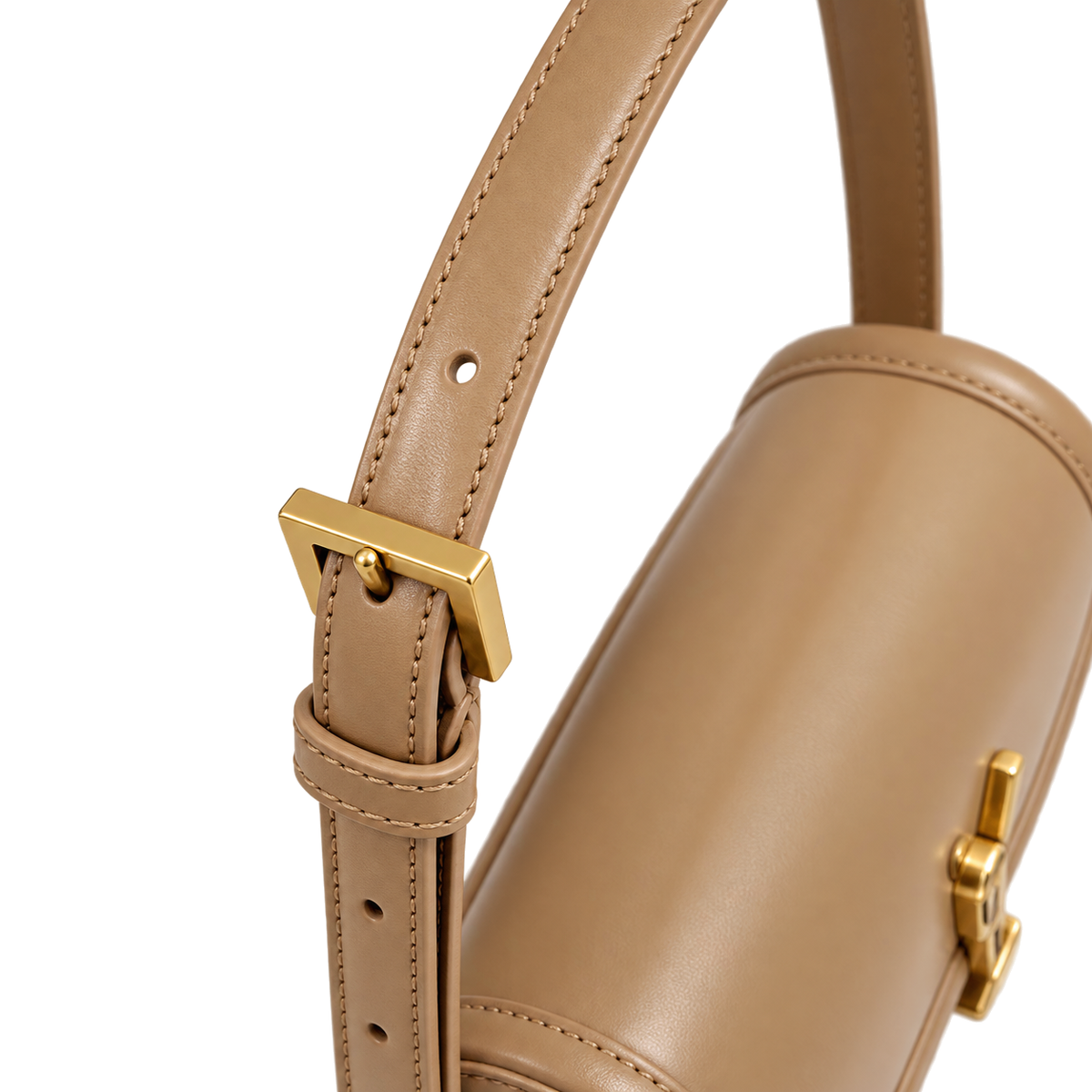 YSL Solferino Shoulder Bag – Beige Leather