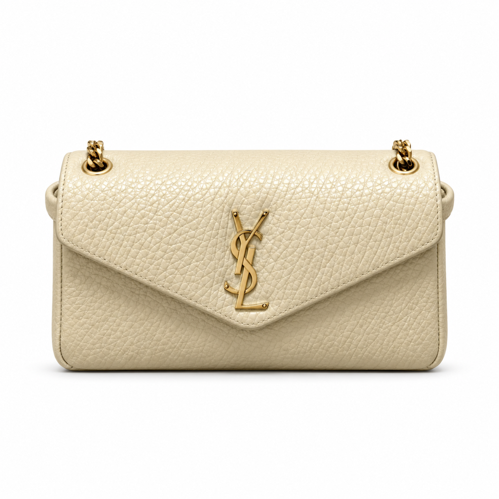 YSL Saint Laurent Envelope Chain Bag Cream
