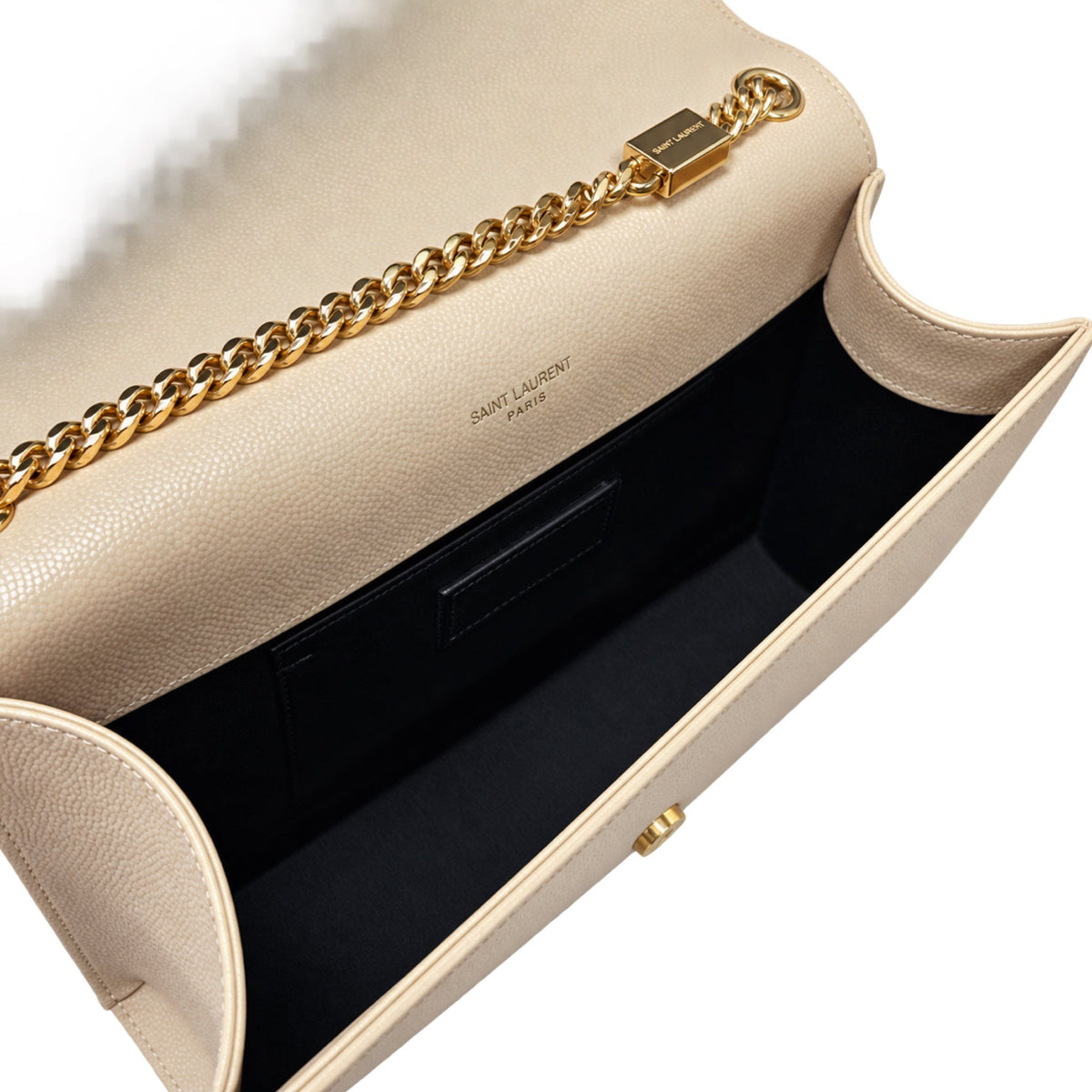 Saint Laurent YSL Kate Tassel Bag – Beige Smooth Leather Gold