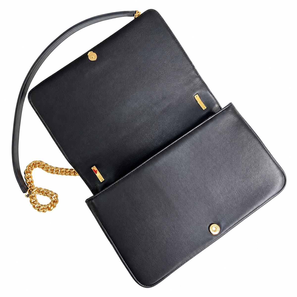 Burberry Midnight Check Quilted Chain Shoulder Bag