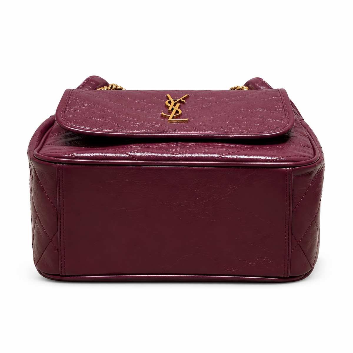 Balenciaga Crush Quilted Tote Bag in Bordeaux