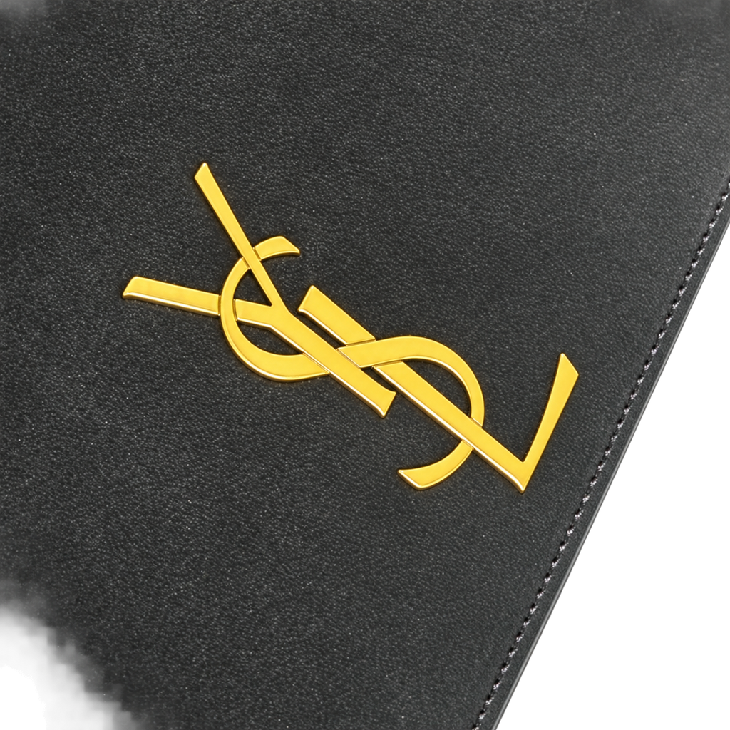 Saint Laurent YSL Kate Large Chain Bag – Black Leather