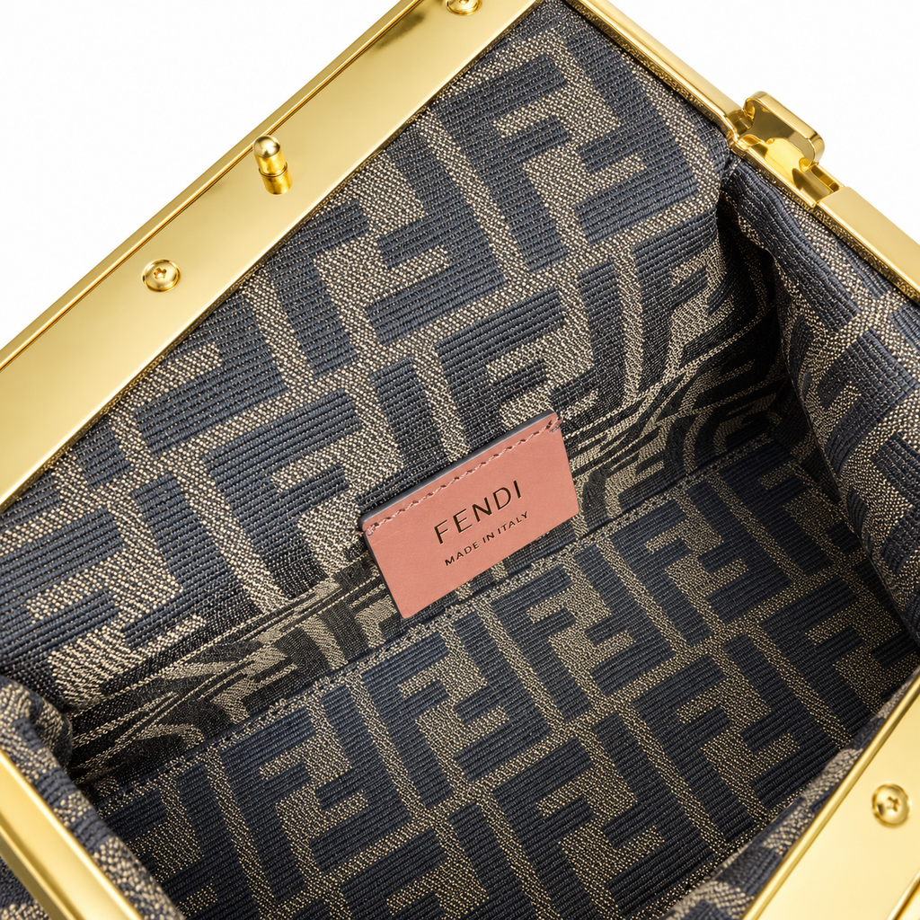 Fendi FF Logo Crossbody Bag 9.5×26×8cm | Iconic Leather Shoulder Bag