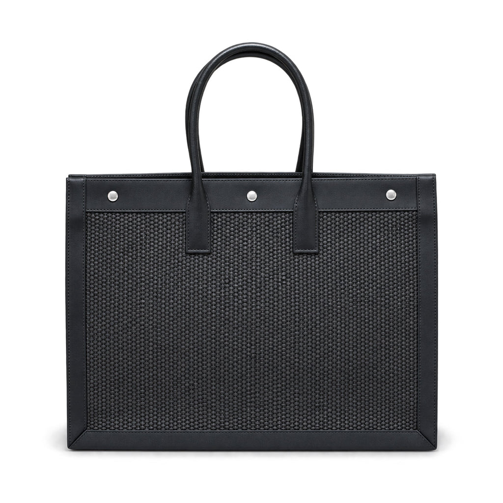 Saint Laurent Rive Gauche Large Tote Bag in Black