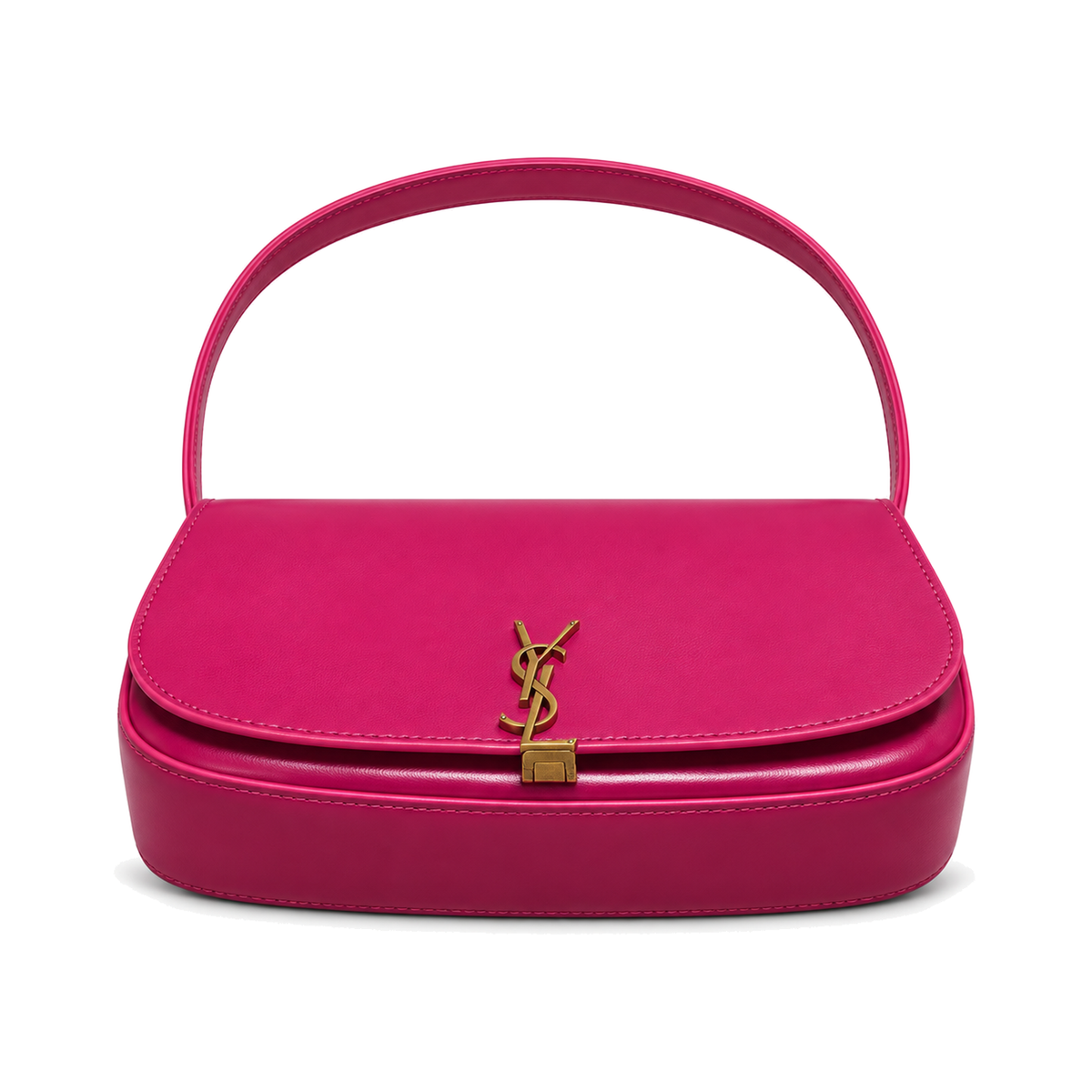 Saint Laurent Voltaire Shoulder Bag in Fuchsia
