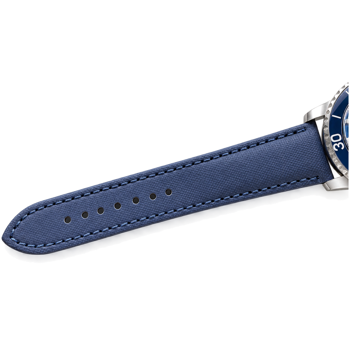Blancpain Fifty Fathoms Blue Dial Ceramic Bezel NATO Strap Diver Watch