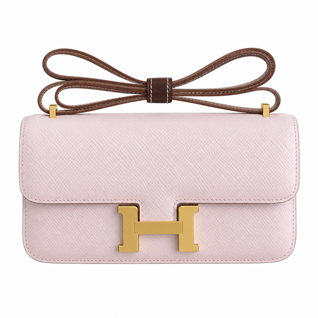 Hermès Constance 26 Rose Sakura Epsom Gold HW