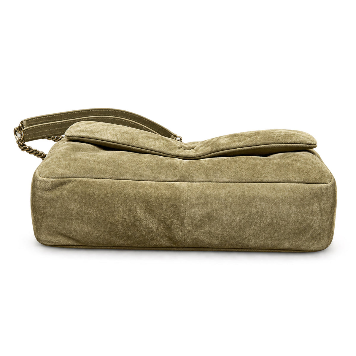 YSL Saint Laurent Calypso Suede Bag – Sage