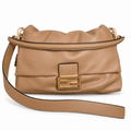 Fendi FF Mini Crossbody Bag – Jacquard Canvas & Gold Hardware, Adjustable Strap, 31.5cm