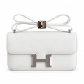 Hermès Lindy 26cm Crossbody Bag – Pure White | Minimalist Luxury Leather