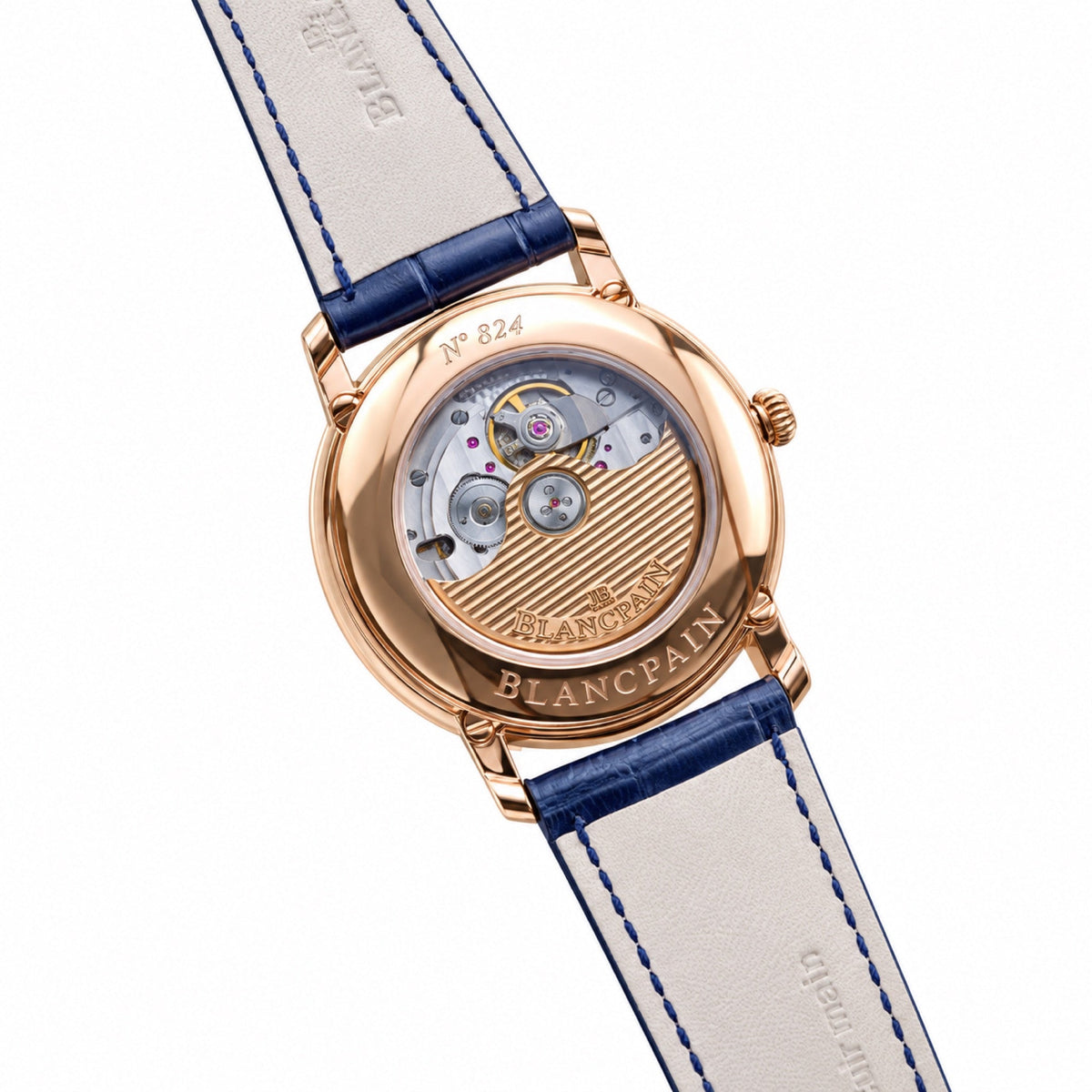 Blancpain Villeret Quantième Complet – Rose Gold Blue Enamel Dial Moonphase Calendar Swiss Automatic