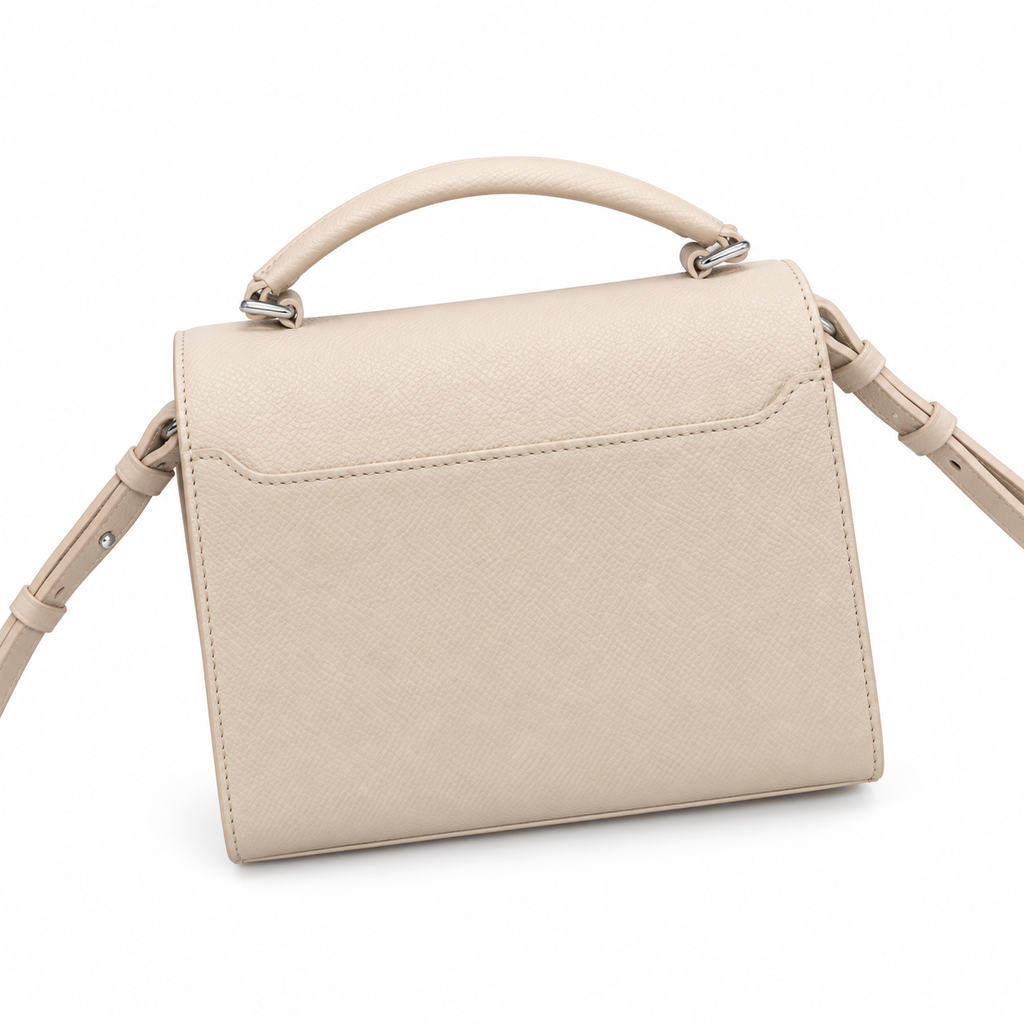 YSL Cassandra Mini Top Handle Bag – Ivory Leather