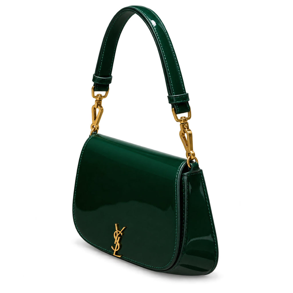 Saint Laurent Voltaire Shoulder Bag in Forest Green