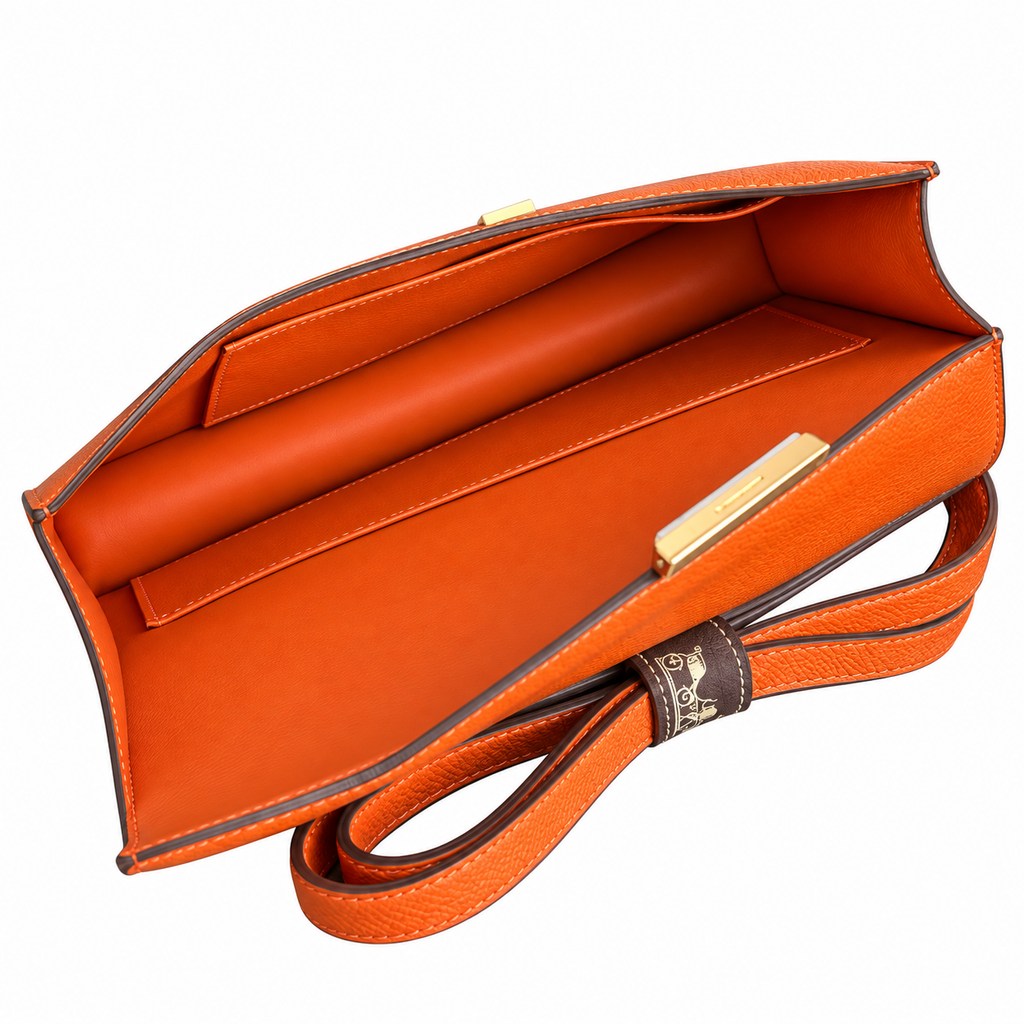 Hermès Lindy 26cm Crossbody Bag – Signature Orange | Iconic Luxury Leather