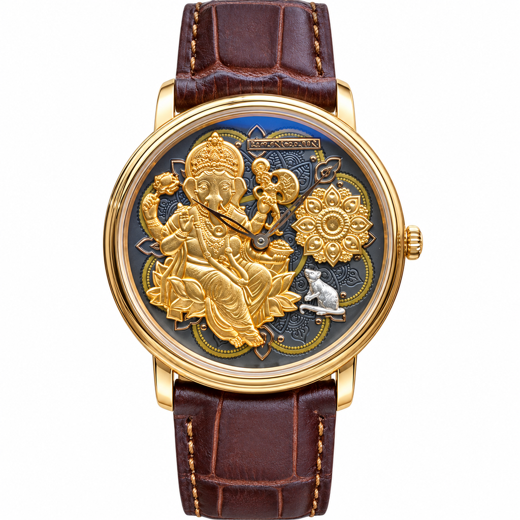 Blancpain Villeret Métiers d’Art Ganesha – 18k Gold Grand Feu Enamel Dial Limited Edition