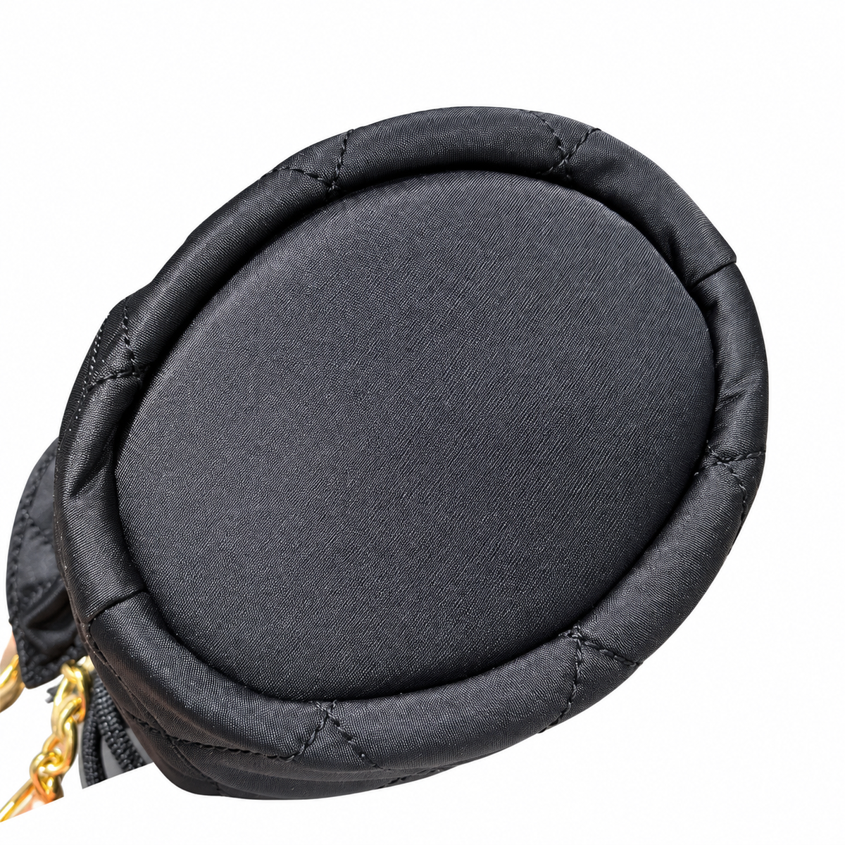 Burberry Midnight Quilted Mini Bucket Bag