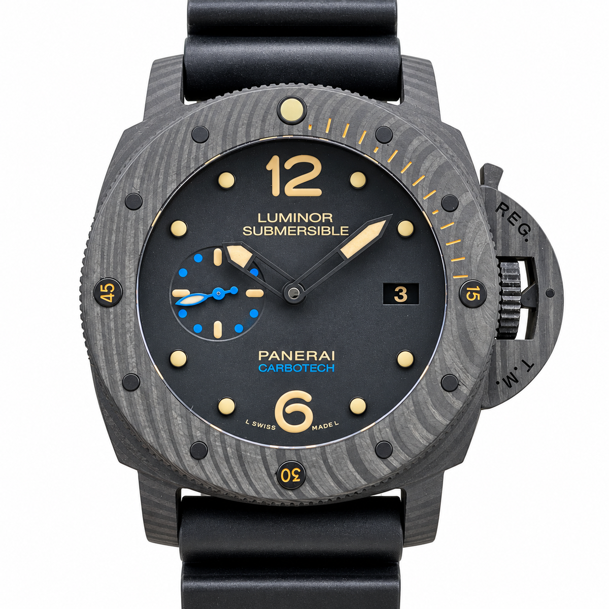 Panerai Luminor 1950 8 Days GMT Automatic 47mm Men's Steel Watch