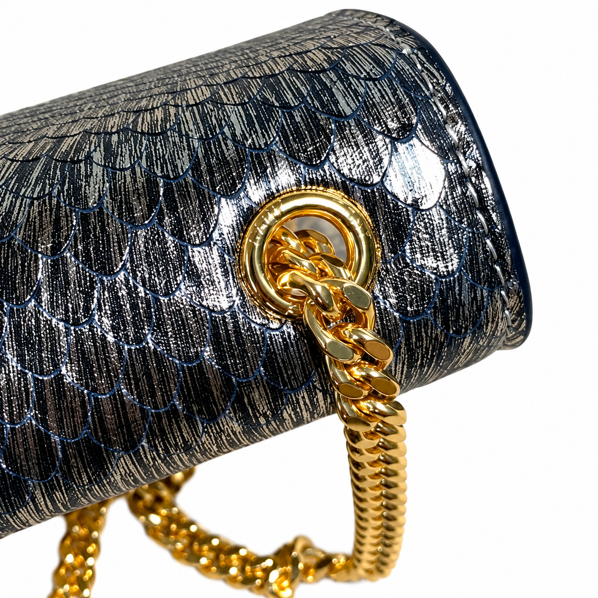 Saint Laurent Kate Small Tassel Bag – Metallic