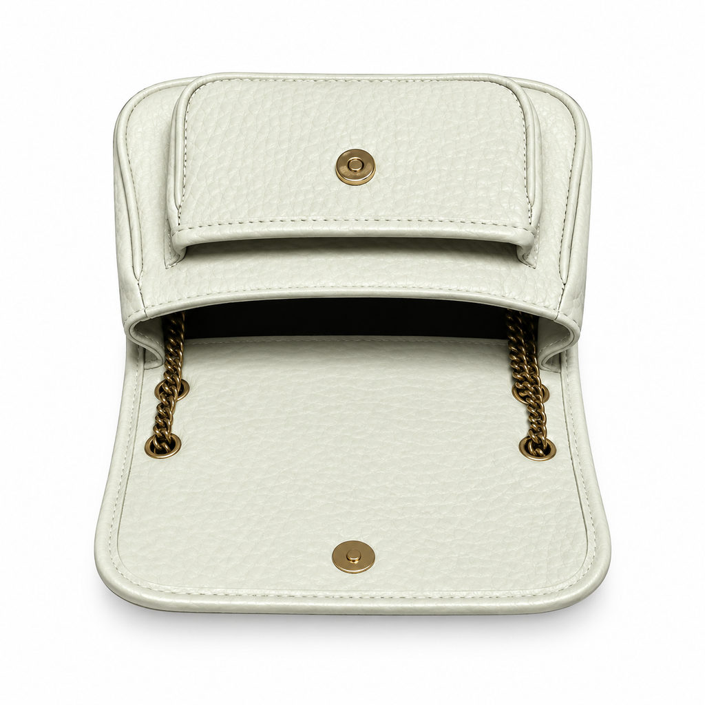 Saint Laurent Niki Medium Top Handle Bag in Crème