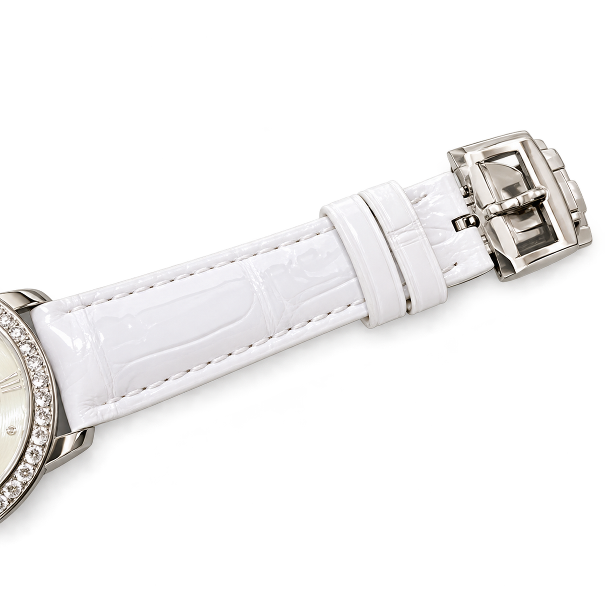Blancpain Villeret Moonphase Full Calendar Diamond Bezel Ladies Watch