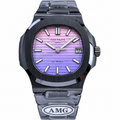Patek Philippe Nautilus AET Remould Black Ceramic Pink Purple Gradient