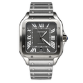 Cartier Santos Large Steel Grey Dial Automatic Watch – KDY