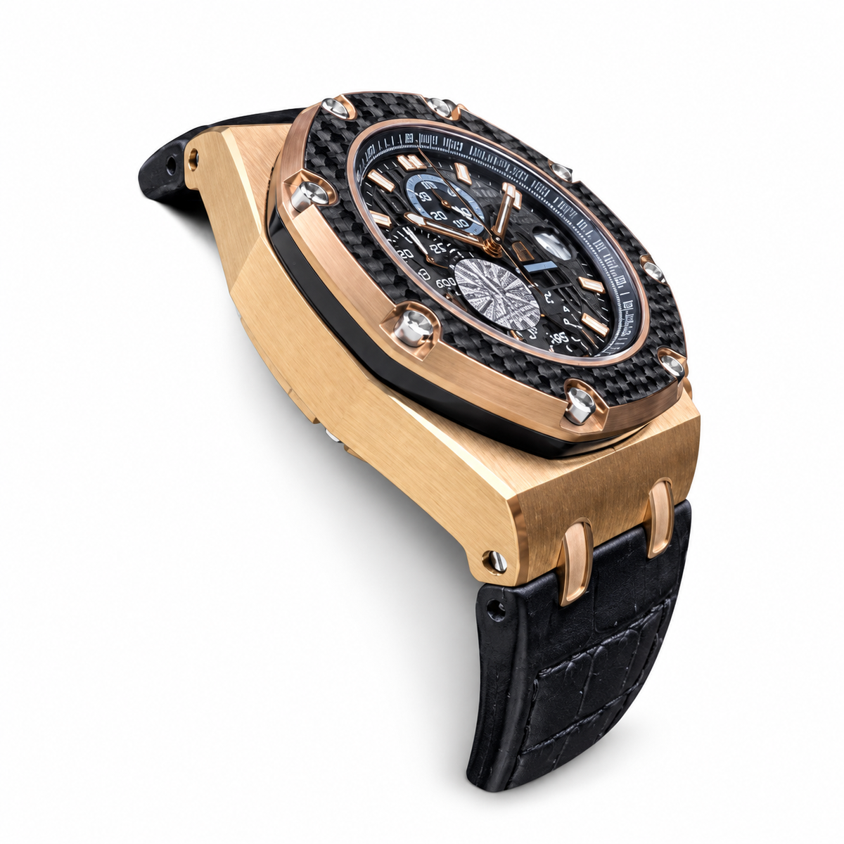 Audemars Piguet Royal Oak Offshore Chrono Rose Gold Carbon Globe