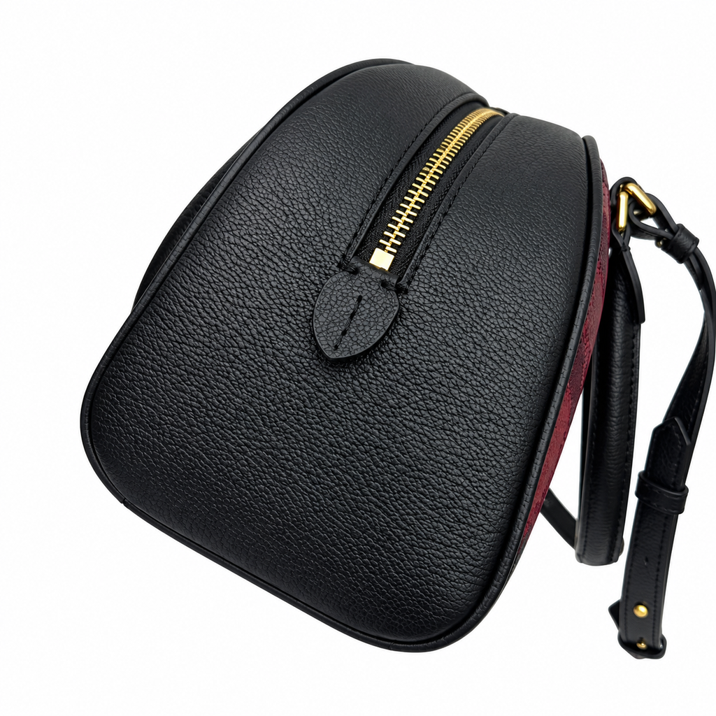 Burberry Crimson Check Equestrian Satchel