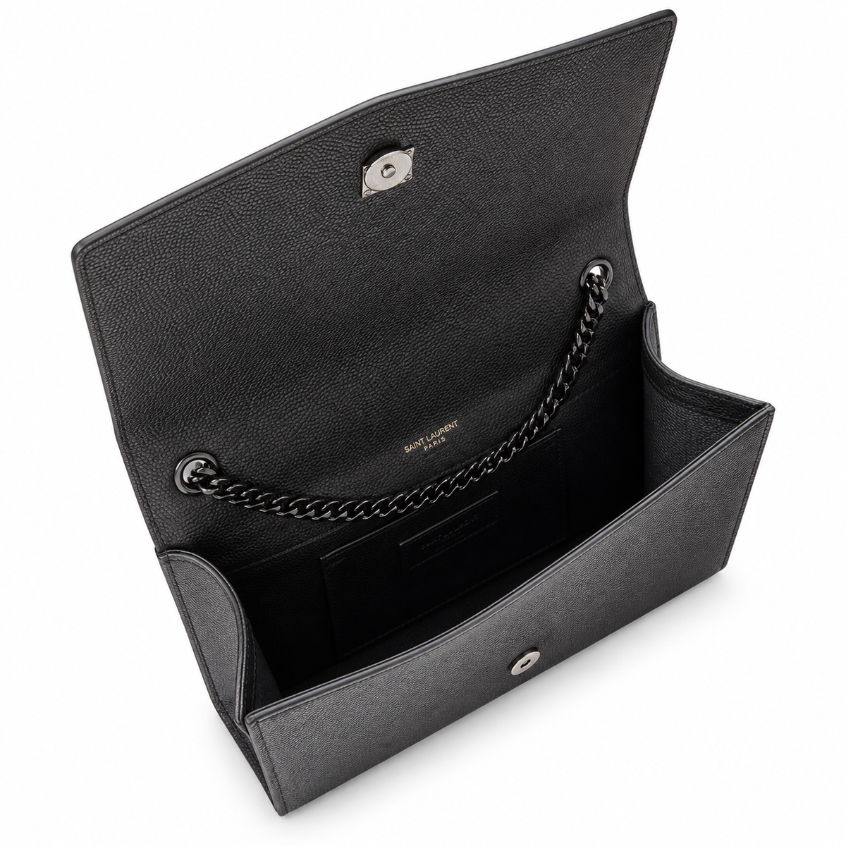 Saint Laurent YSL Kate Chain Bag – Black Tonal Hardware