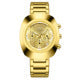 Men's Full Gold Chronograph Watch – Gold Dial Steel Bracelet