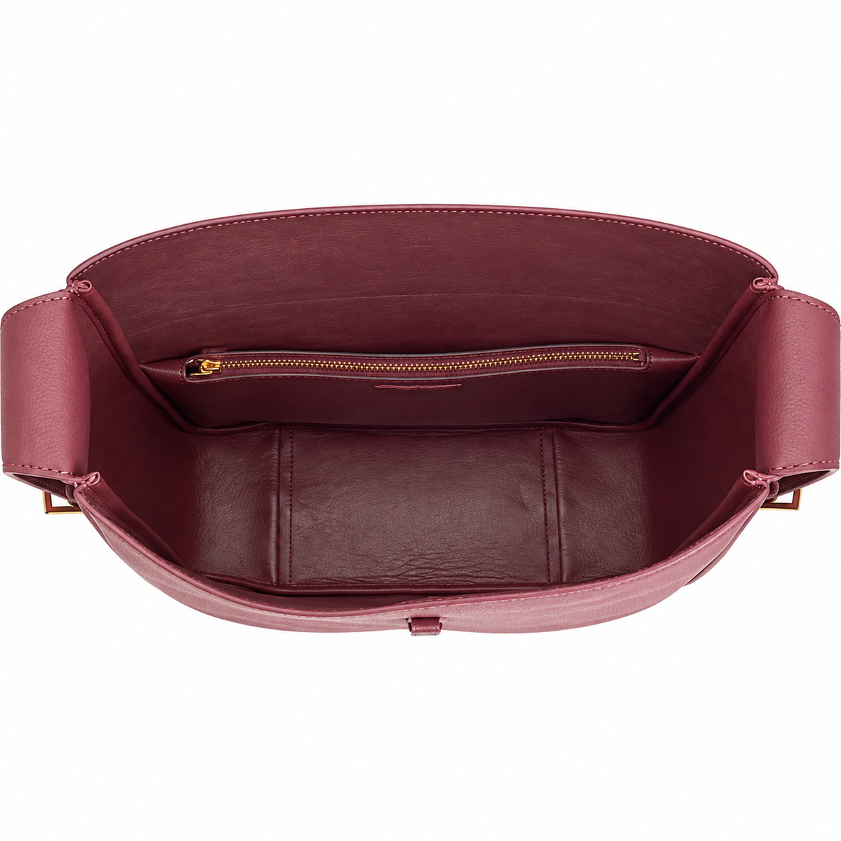 Saint Laurent YSL Le 37 Hobo Bag – Bordeaux Leather Gold