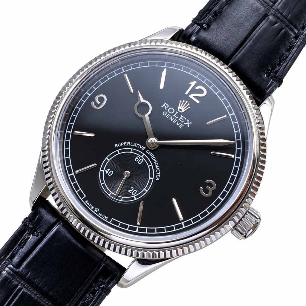 Rolex 39mm Automatic Luxury Watch – Sapphire Crystal, Waterproof, Men's Classic Timepiece