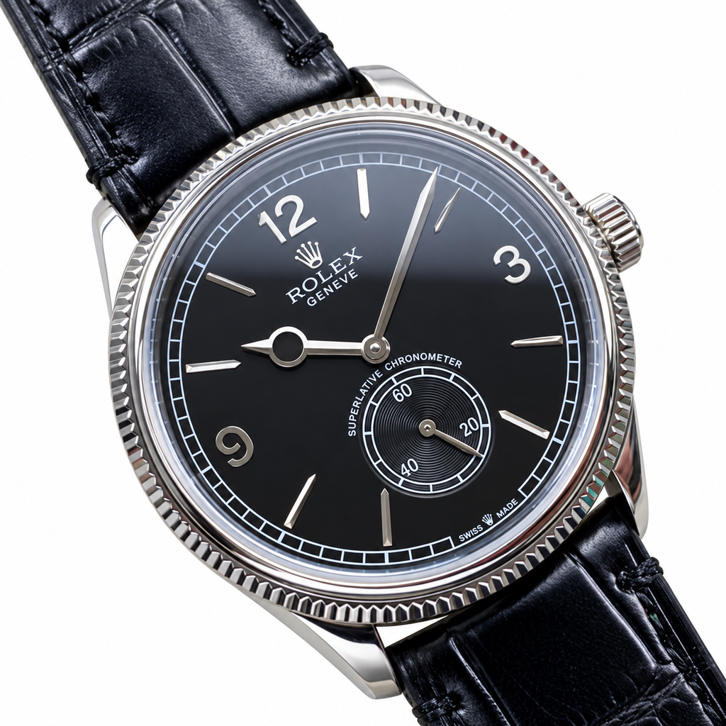 Rolex 39mm Automatic Luxury Watch – Sapphire Crystal, Waterproof, Men's Classic Timepiece