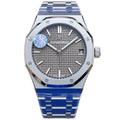 Audemars Piguet Royal Oak Automatic Grey Petite Tapisserie Dial Stainless Steel Integrated Bracelet